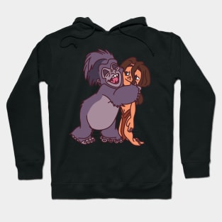 Tarzan and Terk Hugs Hoodie